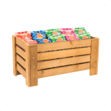 Wooden Crate Dump Bin