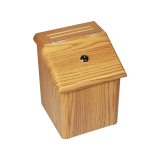 Wooden Suggestion Box with Lock