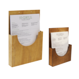 Wooden Leaflet Holder