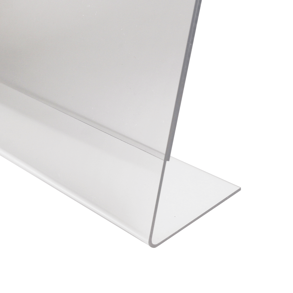 Single Sided Countertop Poster Holder | Clear Plastic Sign