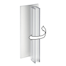 Spring Hinge Sign Holders with an adhesive base