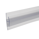 Clear Plastic H Section for gripping signs securely