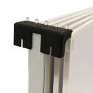 Wall mount fixing for flip book display