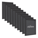 A3 and A4 Black Snap Frames Pack of 10 - select A3 or A4 from the dropdown