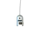 Ceiling fixings and grips for suspended signage in stores