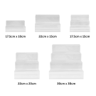 Five different sizes of display bridge available