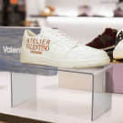 Acrylic display risers for retail counters and shelves