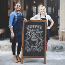 Write on the Wooden Chalk A Board with liquid chalk pens