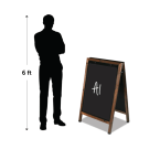 Large Wooden A Board Poster Holder - approx' A1