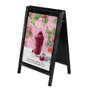 Heavy duty wooden chalkboard pavement sign