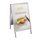 Silver A Board to suit various poster sizes
