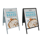 Black or Silver A Board Snap Frame Pavement Signs
