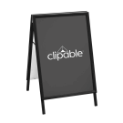 Black A Board available in either A1 or A2 frame size