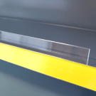 An Acrylic Shelf Riser prevents your products from falling forwards