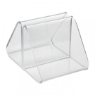 Acrylic showcard holder base is also a multipurpose card holder