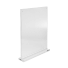 A5 Magnetic Clear Supervue Acrylic Block Sign Holder