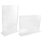 Freestanding double sided sign holder