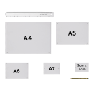 Various sizes of magnetic acrylic block available