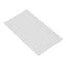 Self adhesive clear rubber feet
