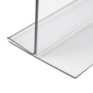 Peel off the blue protective film to reveal the clear acrylic sign