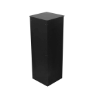 Black flat pack display pedestal