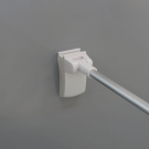 Magnetic sign hanger fixing with telescopic pole