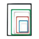 Various colours and sizes of showcard holder available