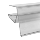 Clear PVC data strip for scanner rail