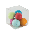 Clear acrylic display cube with five sides to showcase your products
