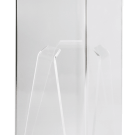 Close up of a Menu Holder with Three Faces