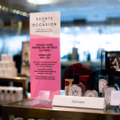 Acrylic showcard holder for promotions or menus