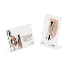 Acrylic holder for portrait and landscape posters