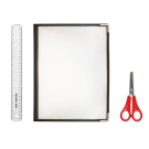 A4 clear plastic menu covers for up to 4 x A4 sheets