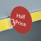 Data Strip Ticket Holders x 100, also known as a bus stop clip