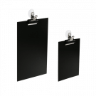 Window Chalkboard Display with Bulldog Clip