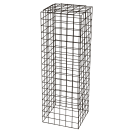 Large black wire display plinth 