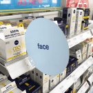 Ticket holder for displaying signs on the shelf edge