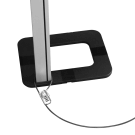 Strong and flexible galvanised steel cable loop lock
