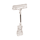 Spring Clamp Plastic Card Holder Clip with swivel feature