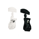 Slide In Card Holder Clip in a choice of black or clear plastic