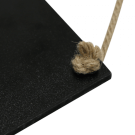 Plain hanging chalkboard signs with rope handle