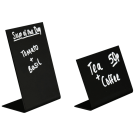 Lean back chalkboard sign in portrait or landscape