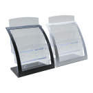 Contemporary A4 Three Tier Dispensers with business card holders