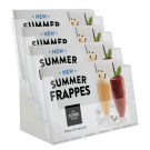 Remove dividers to get 4 x A4 landscape leaflet dispenser pockets