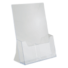 Twin Leaflet Holder suitable for holding 1/3 A4 sized literature