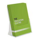 Free standing leaflet display ideal for countertops