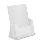 Leaflet dispenser made from clear 2mm styrene
