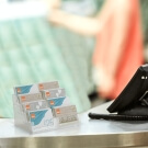 Use the dispenser as a gift card holder or business card display