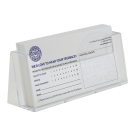 1/3 A4 landscape countertop leaflet holder