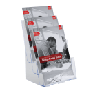 Three tier A4 leaflet dispenser